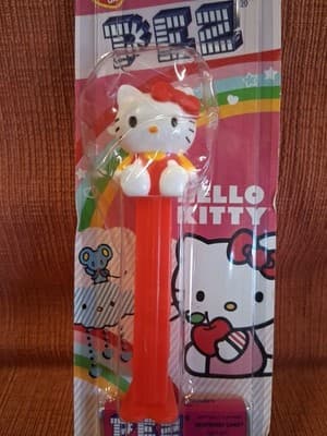 Vintage 2010 PEZ Sanrio Hello Kitty Candy & Dispenser on Card Sealed, Collector - Thumbnail 2