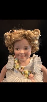 VTG 10" Shirley Temple Doll Danbury Mint “Baby Take a Bow" w/GIFT BOX EUC no COA - Thumbnail 2