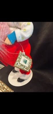 ASHTON-DRAKE GALLERY "SCOTTY PLAYS SANTA" NORMAN ROCKWELL 11" DOLL IN BOX W/COA - Thumbnail 5