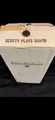 ASHTON-DRAKE GALLERY "SCOTTY PLAYS SANTA" NORMAN ROCKWELL 11" DOLL IN BOX W/COA - Thumbnail 8