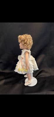 VTG 10" Shirley Temple Doll Danbury Mint “Baby Take a Bow" w/GIFT BOX EUC no COA - Thumbnail 3