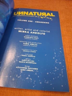 2018 Unnatural Volume 1 Mirka Andolfo Graphic Novel Paperback Comic Image - Thumbnail 9