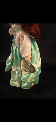 1986 Vogue Ginny 8" Doll "Daddy's Darling" With Stand, No Box Redhead - Thumbnail 4