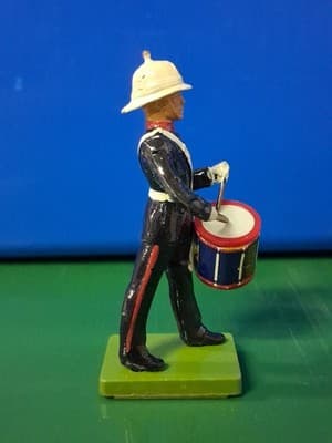 W.Britain Toy Soldier 1988 England Mini Figurine Drummer Soldier - Thumbnail 2
