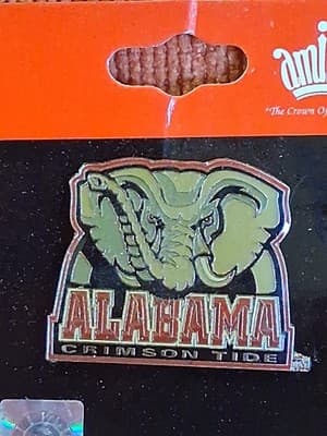 NCAA~UNIVERSITY OF ALABAMA~CRIMSON TIDE~ELEPHANT LOGO PIN~ NIP New - Thumbnail 2