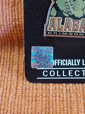 NCAA~UNIVERSITY OF ALABAMA~CRIMSON TIDE~ELEPHANT LOGO PIN~ NIP New - Thumbnail 3