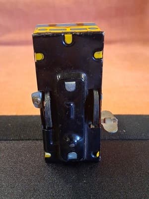 Vintage 1950’s Japan Small Tin Litho Garbage Truck Windup Tin Toy As Is - Thumbnail 6