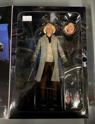 NECA Back to the Future Ultimate Doc Brown 7" action figure NECA NEW SEALED - Thumbnail 2