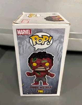 Funko Pop! Marvel Zombies Zombie Red Hulk #790 Bobblehead Vinyl Figure - Thumbnail 3