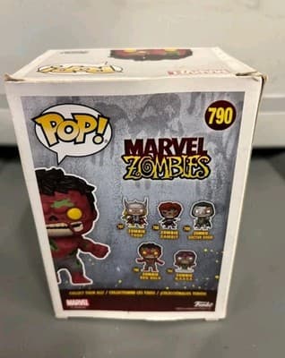 Funko Pop! Marvel Zombies Zombie Red Hulk #790 Bobblehead Vinyl Figure - Thumbnail 4