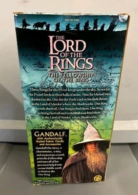 Lord of the Rings Gandalf 12 Inch Collector’s Series (Toy Biz, 2001) MIB - Thumbnail 4