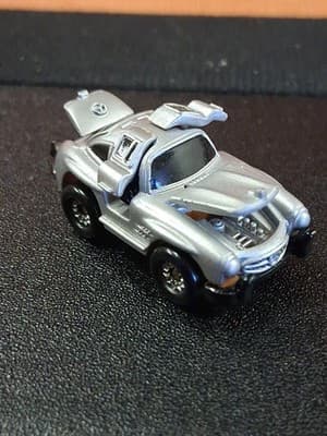 Vtg 1988 Galoob Micro Machines Mercedes-Benz 300 SL Gullwing Deluxe SILVER - Thumbnail 5
