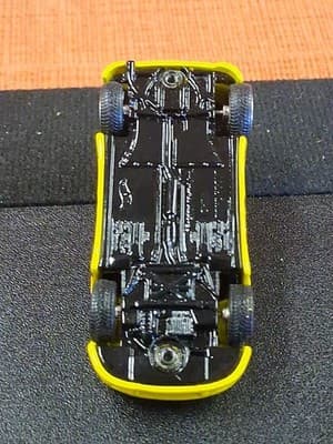 RARE Hot Wheels 100% Collectibles Ford Focus Tuner Race Car Yellow / Black - Thumbnail 13
