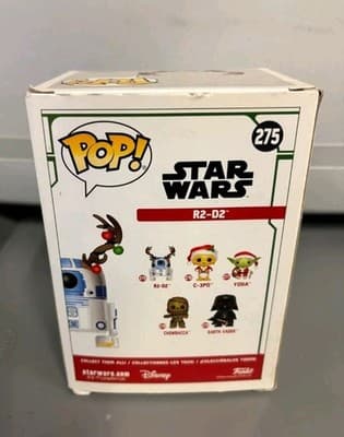 R2-D2 Reindeer Antlers Holiday Season Christmas Gift Funko Pop #275- 022124JET-B - Thumbnail 4