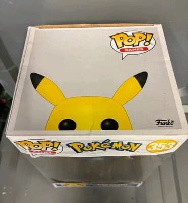 Funko Pop! Vinyl Jumbo 10": Pokémon - Pikachu (Metallic) (Silver) (Jumbo) -... - Thumbnail 2
