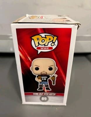WWE Funko Pop 7/11 Stone Cold Steve Austin 89 Action Figure - Thumbnail 3