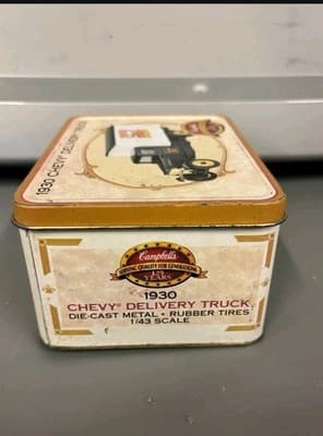 Vintage ERTL - 1930 Chevy Delivery Truck - Campbells Soup - 1:43 - NIB - Thumbnail 3
