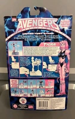 The Avengers Tigra Toy Biz 1999 NOC NRFP United They Stand - Thumbnail 2