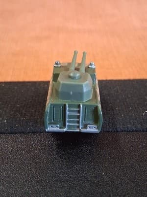 Majorette Micro 1989 Sonic Flashers Military Gun Truck Series #1317 Camo Silver - Thumbnail 2