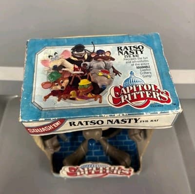 Capitol Critters Figure Ratso Nasty Vintage 1992 NEW - Thumbnail 2