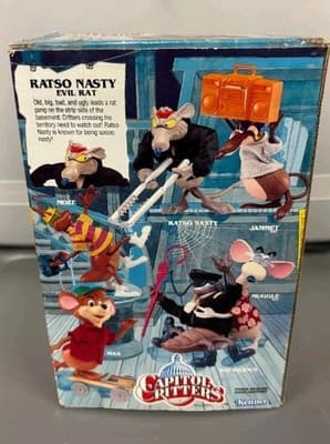 Capitol Critters Figure Ratso Nasty Vintage 1992 NEW - Thumbnail 4