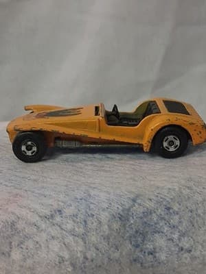 Matchbox Lesney Superfast 60 Orange Lotus Super Seven Vintage Die-Cast Car - Thumbnail 5