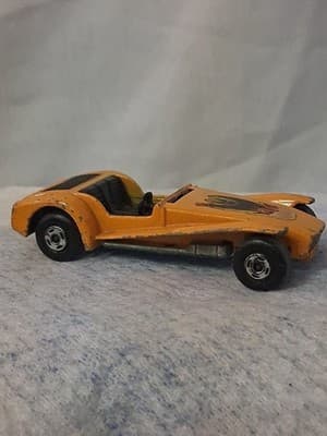 Matchbox Lesney Superfast 60 Orange Lotus Super Seven Vintage Die-Cast Car - Thumbnail 3