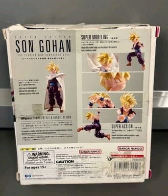 Japan Authentic S.H.Figuarts Super Saiyan Gohan Action Figure - Thumbnail 2