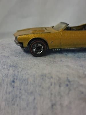 Vtg Hot Wheels Redline Custom Firebird Gold *READ* Actual Mod Diff Chevy Bottom - Thumbnail 2