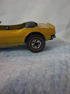 Vtg Hot Wheels Redline Custom Firebird Gold *READ* Actual Mod Diff Chevy Bottom - Thumbnail 3