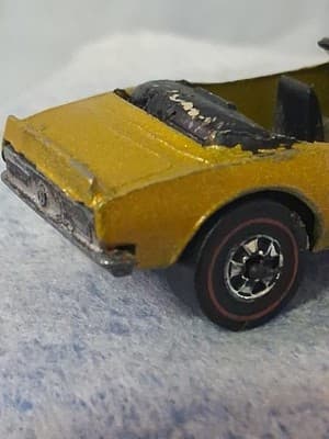 Vtg Hot Wheels Redline Custom Firebird Gold *READ* Actual Mod Diff Chevy Bottom - Thumbnail 7