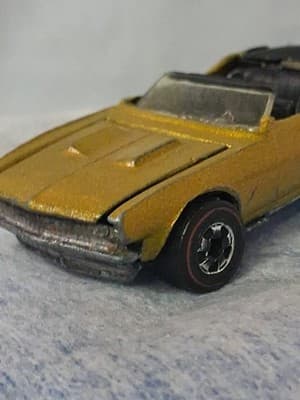 Vtg Hot Wheels Redline Custom Firebird Gold *READ* Actual Mod Diff Chevy Bottom - Thumbnail 14