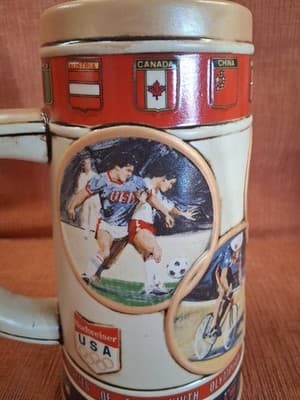 1988 Seoul Olympics Anheuser-Busch Budweiser Beer Stein Mug New In The Box - Thumbnail 10
