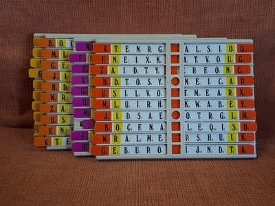 Vintage 1978 Parker Brothers Punch Line Word Game Complete - Thumbnail 9