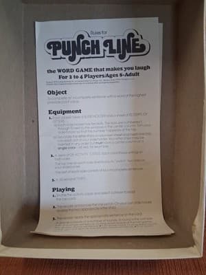 Vintage 1978 Parker Brothers Punch Line Word Game Complete - Thumbnail 8