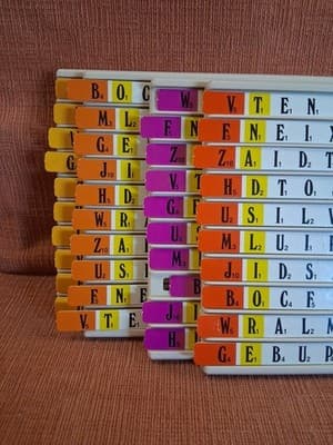 Vintage 1978 Parker Brothers Punch Line Word Game Complete - Thumbnail 10