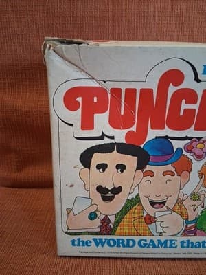 Vintage 1978 Parker Brothers Punch Line Word Game Complete - Thumbnail 2