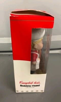 Campbell's Soup Kids Bobblehead Doll Blonde Boy Chef In Box New - Thumbnail 5