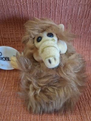 Rare Russ ALF Alien Life Form Vintage Clip On Finger Hugger Toy 1980's - Thumbnail 2