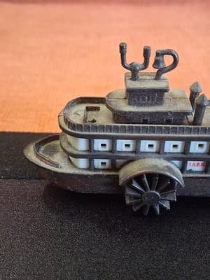 Mark Twain Steamboat Diecast Metal Pencil Sharpener - Thumbnail 6