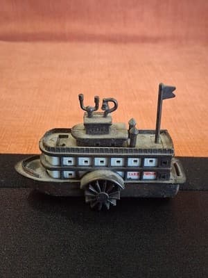 Mark Twain Steamboat Diecast Metal Pencil Sharpener - Thumbnail 5