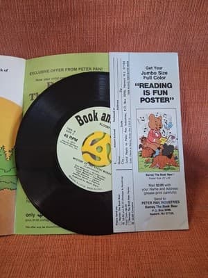 Scooby-Doo and the Mystery of the Sticky Money book and record 45 rpm 1984 - Thumbnail 3