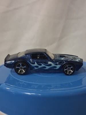 Hot Wheels '73 Pontiac Firebird Formula Muscle Mania HW Showroom Blue New Loose - Thumbnail 3