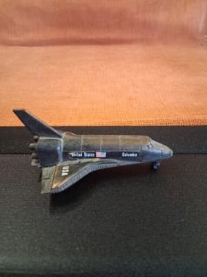 Space Shuttle Die Cast Metal Collectible Pencil Sharpener 1981 Columbia Black - Thumbnail 5