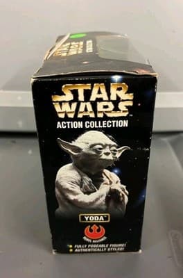 Vintage 1997 ~ Star Wars Action Collection ~ 5" Yoda New - Thumbnail 5