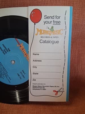 The Muppets Take Manhattan by H.B. Gilmour vinyl record and book 1984 7" 33rpm - Thumbnail 4