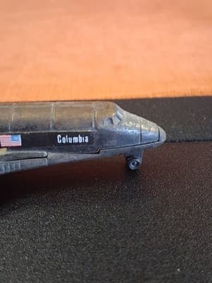 Space Shuttle Die Cast Metal Collectible Pencil Sharpener 1981 Columbia Black - Thumbnail 7