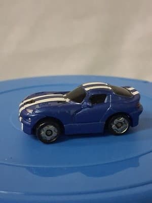 Playmates Speedeez Micro Size Roller Ball Dodge Viper Blue 2002. - Thumbnail 3
