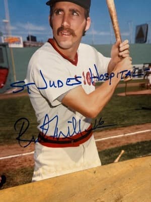 Rick Miller Signed 8x10 Autographed Photo Boston Red Sox, St Judes Hospital - Thumbnail 2