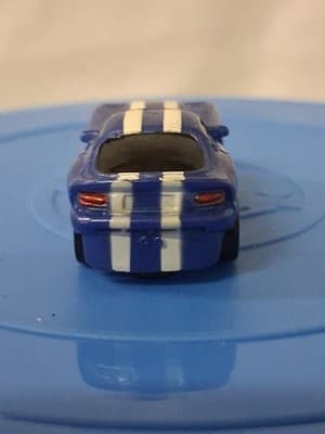 Playmates Speedeez Micro Size Roller Ball Dodge Viper Blue 2002. - Thumbnail 4